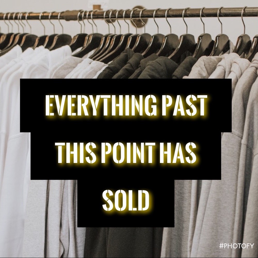 Everything past this post has sold!
